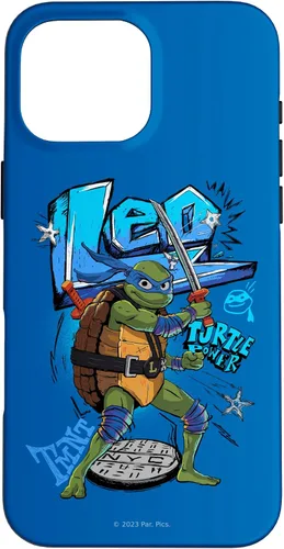 Vista 19 de Teenage Mutant Ninja Turtles: Mutant Mayhem Leo Turtle Power - Carcasa para iPhone 17