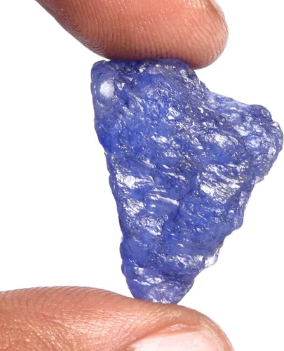 Vista 2 de GEMHUB Zafiro azul áspero natural de 23.45 quilates, Gema, azul
