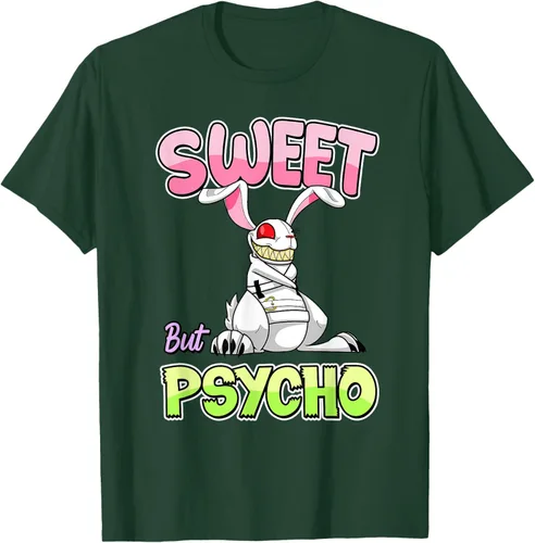 Vista 41 de Sweet But Psycho Shirt Bunny Creepy Gothic Rabbit Funny T-Shirt