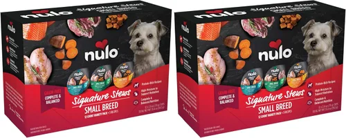 Vista 10 de Nulo Small Breed Dog Signature Stew - Pollo y salmón en caldo, taza de 24 x 2.8 onzas