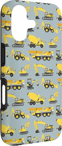 Vista 3 de Fun Construction Vehicles Truck Pattern Case for iPhone 17