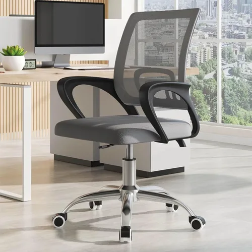 Vista 9 de Ergonomic Office Chair with Back Support, Extended Armrest Design Comfy Desk Chairs with Thickened Cushion and Stable Chassis, Comfortable Fit to