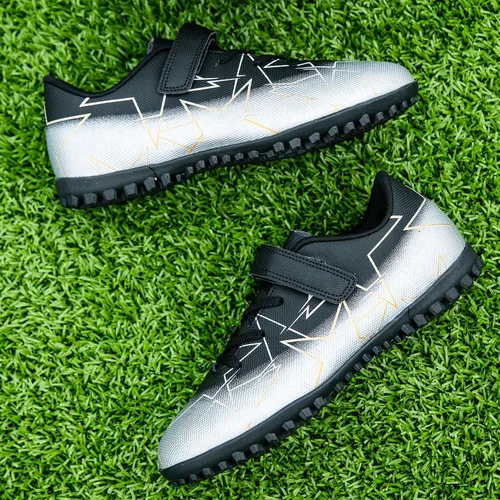 Vista 6 de Timarmtr Zapatos de fútbol para niños y niñas, zapatos de fútbol de interior para niños y niñas, zapatos de fútbol profesionales atléticos