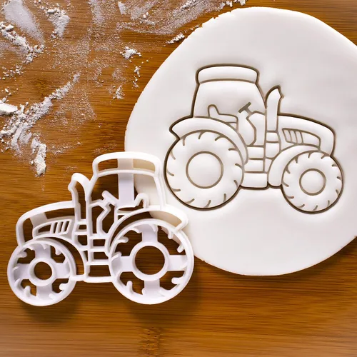 Vista 2 de Cortador de galletas Farm Tractor, 1 pieza - Bakerlogy