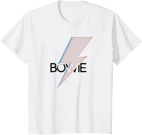 Vista 17 de David Bowie - Camiseta Bowie Bold, Blanco, S