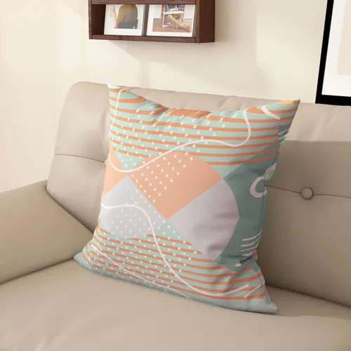 Vista 16 de Funda de almohada estampada, respaldo de dormitorio, almohada cuadrada con patrón de alce nórdico moderno, decoración para el hogar y la sala