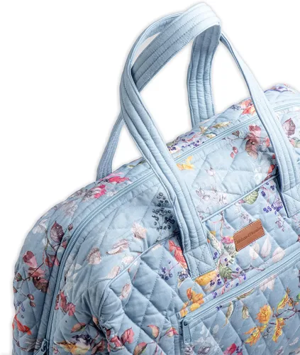 Vista 8 de Maison d' Hermine Bolsas de fin de semana para mujer, de algodón, acolchadas, para equipaje nocturno, bolsa de fin de semana para hombres, regalos