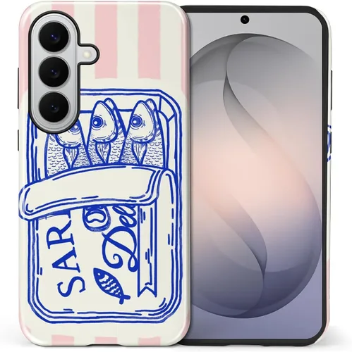 Vista 30 de Funda compatible con Samsung Galaxy S23, funda híbrida de protección rígida de 2 capas, a prueba de golpes, funda protectora resistente para Lata
