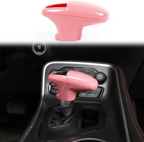 Vista 14 de Voodonala Para Challenger Charger ABS Perillas de palanca de cambios para Dodge Challenger Charger Accesorios 2018-2022 Durango Blue 3 piezas