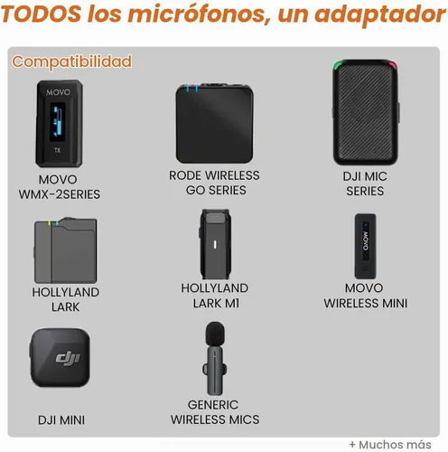 Vista 6 de Mango de micrófono para DJI RODE Soporte de mano para micrófono inalámbrico GO, soporte de micrófono de entrevista para todos los micrófonos
