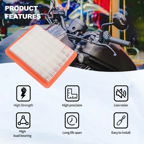 Vista 5 de 2 filtros de aire 17211-Z8B-901 compatibles con Honda HRX217 HRR216 HRC216 HRT216 HU800AWD HRB216 HRB217 HRS216 HRZ216 GCV160LAO GCV190LA GC190LA