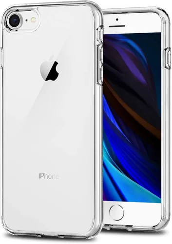 Vista 22 de TENOC Funda para iPhone 6 y iPhone 6s, Funda negra con amortiguador protector antihuellas mate para 4.7 pulgadas