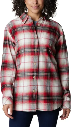 Vista 10 de Columbia Camisa de franela Holly Hideaway para mujer Tartán de búfalo de tiza