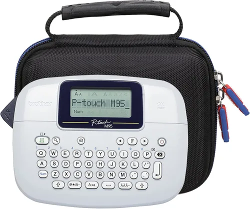 Vista 5 de Mchoi Funda rígida portátil compatible con Brother P-Touch PTM95 Handy Label Maker, solo funda