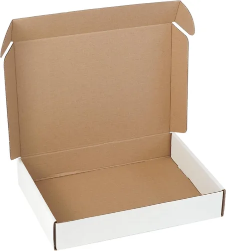 Vista 29 de Juego de 2 cajas de envío de 9 x 6 x 2 pulgadas, cajas de cartón corrugado blanco para publicidad