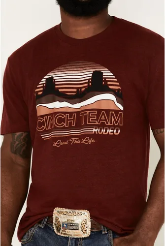 Vista 3 de Cinch Camiseta con logotipo de Lead This Life para hombre