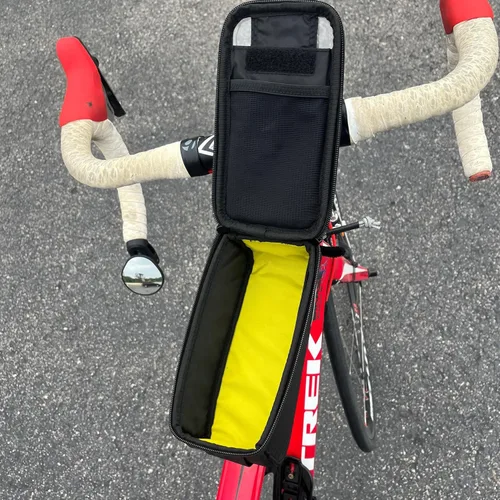 Vista 5 de BiKase Funda rígida para teléfono para bicicleta, accesorios para bicicleta, nunca se deforma/impermeable, soporte para teléfono de bicicleta