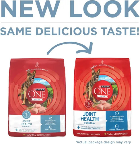 Vista 2 de Purina ONE Plus Fórmula para la salud de las articulaciones, alimento seco natural para perros con vitaminas, minerales y nutrientes añadidos