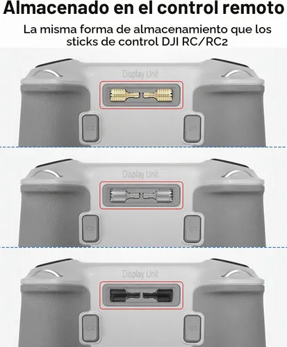 Vista 7 de LKTOP DJI RC/RC 2 palillos de control de joystick, 3 pares de reemplazos