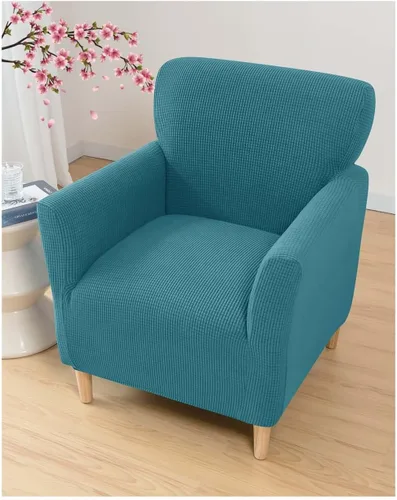 Vista 34 de Fundas elásticas para sillón de sala de estar, fundas protectoras para perros, mascotas y niños, diseño de jacquard con patrón de 1 asiento pequeño