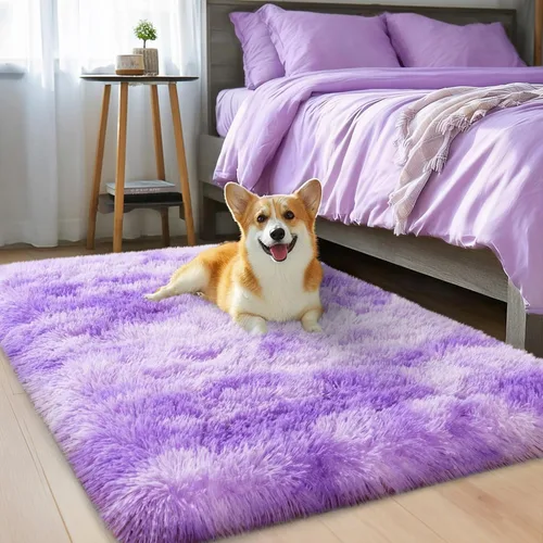 Vista 28 de qulint Alfombra negra para dormitorio, alfombra de área pequeña de 2 x 3 pies para habitación de niños, alfombra suave y mullida para sala de estar