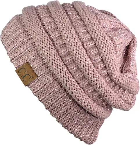 Vista 121 de C.C Trendy Warm Chunky Soft Stretch Cable Knit Beanie