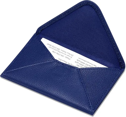 Vista 15 de HISCOW Estuche para tarjetas de visita con cierre magnético - Piel de becerro italiana, café