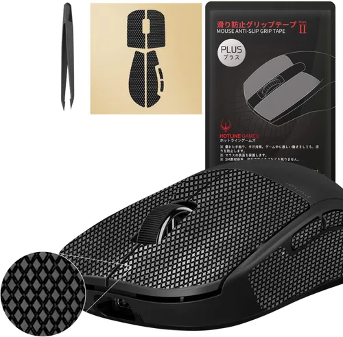 Vista 19 de HOTLINEGAMES Cinta de agarre antideslizante para mouse 2.0 Plus compatible con Logitech G Pro X2 Superstrike Lightspeed, G Pro X Superlight 2