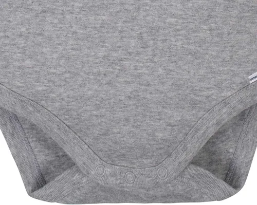 Vista 4 de Gerber Body de manga larga con cuello alto para bebé, 2 unidades, Neutro