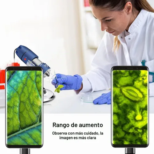 Vista 7 de Jiusion Microscopio digital USB 2K 2560x1440P para Android, Windows y Mac