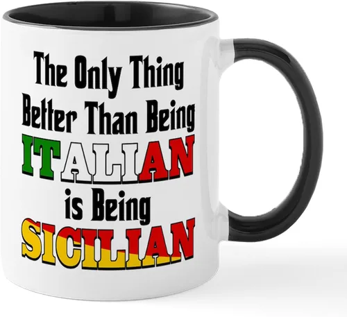 Vista 30 de CafePress Sicilia Mug - Taza de café de cerámica (11.0 fl oz)