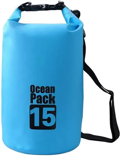 Vista 31 de Dry Sack - Mochila deportiva flotante impermeable para cuarentena de 2L/3L/5L/10L/15L/20L/30L para canotaje, kayak, senderismo, snowboard, camping