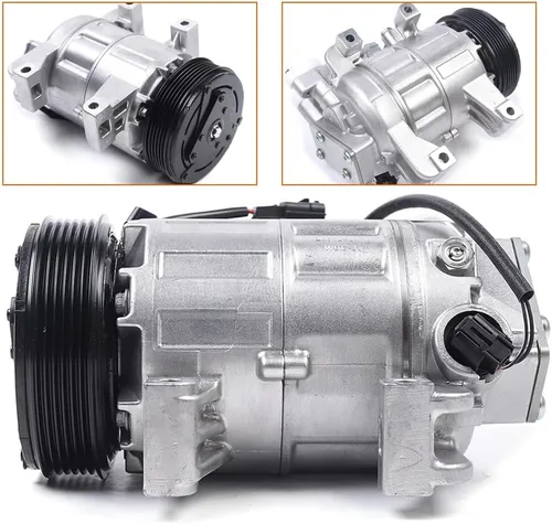 Vista 2 de Compresor de aire acondicionado compatible con compresor de CA Nissan Altima 2013, 2014, 2015, 2016, 2017, 2018, Nissan Altima, compresor de CA