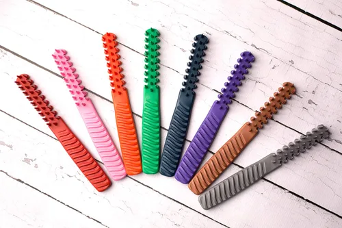 Vista 3 de Cepillo de pelo híbrido para mujeres, hombres, niñas y niños, grueso, rizado, fino, corto, largo, barbas, niños pequeños, herramienta de aseo
