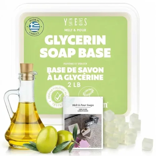 Vista 27 de Skin Said Yes Base de jabón de aloe vera de 5 libras Hecho en Grecia