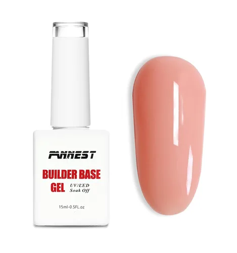 Vista 12 de Kit de Gel Constructor Gel Base de Goma Esmalte de Uñas, 15ml*2pcs (0.51 fl oz x 2 piezas) Para Engrosamiento de Uñas, Extensión de Fortalecimiento