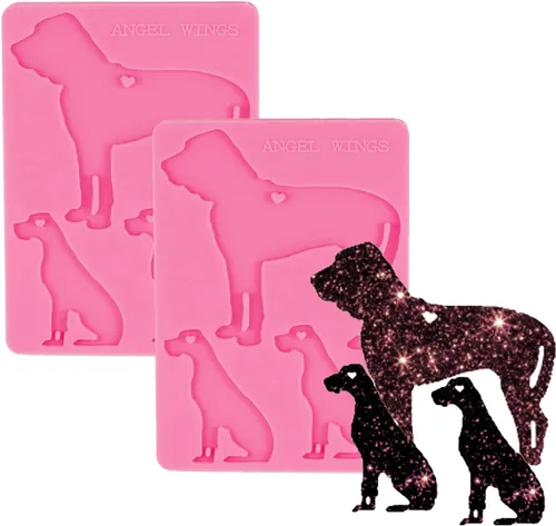 Vista 26 de Shiny Bear Family - Molde para llavero de resina para hacer manualidades con arte epoxi
