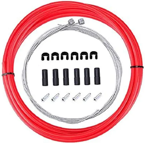Vista 8 de BlueSunshine - Juego de cables de freno y carcasa para bicicleta, kit básico de repuesto de cable de freno para tu bicicleta, carcasa de cable