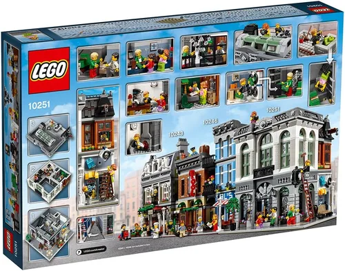 Vista 6 de Set de construcción LEGO Creador, banco, bloques de construcción 10251