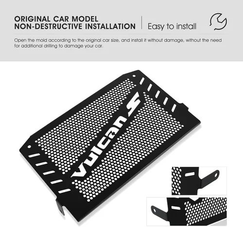 Vista 7 de Vulcan S 2024 - Protector de radiador para Vulcan S 2015-2024 Vulcan S SE 2017 compatible con Vulcan S Light Tourer/Cafe Light Tourer 2018 Vulcan S