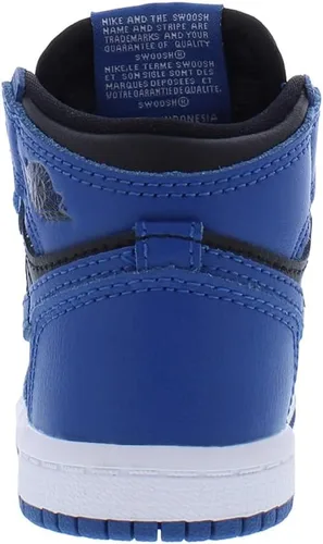 Vista 3 de Jordan Baby Boy 1 Retro High OG (bebébebé) azul marino oscuronegroblanco 5 niño pequeño M