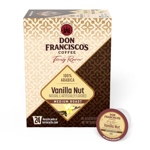Vista 23 de Don Francisco's Blueberry - Cápsulas de café de una sola porción, tostado medio, 24 unidades Compatible con cafeteras Keurig, café 100% arábica