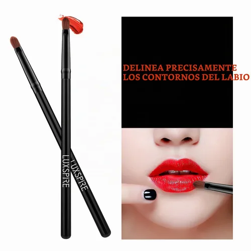 Vista 4 de Luxspire Cepillo de labios, cepillo corrector, 2 piezas, negro