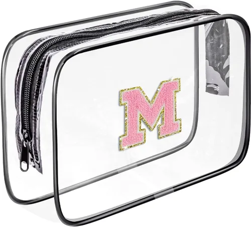 Vista 20 de Bolsa de aseo transparente Fodofodo, bolsa de aseo de viaje portátil, bolsa de maquillaje impermeable, organizador de almacenamiento de cosméticos