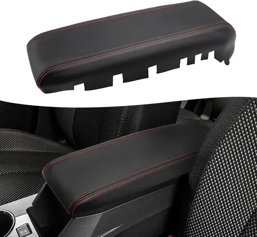 Vista 8 de KBH Funda de repuesto para reposabrazos de consola central para GMC Terrain, Chevy Equinox 2010 2011 2012 2013 2014 2015 2016 2017, cuero de vinilo