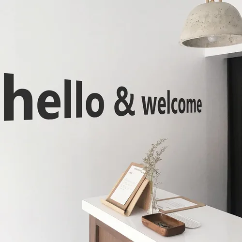 Vista 13 de Calcomanía motivacional e inspiradora para pared de oficina, citas de vinilo para negocios, trabajo en equipo, palabras y decir decoración positiva