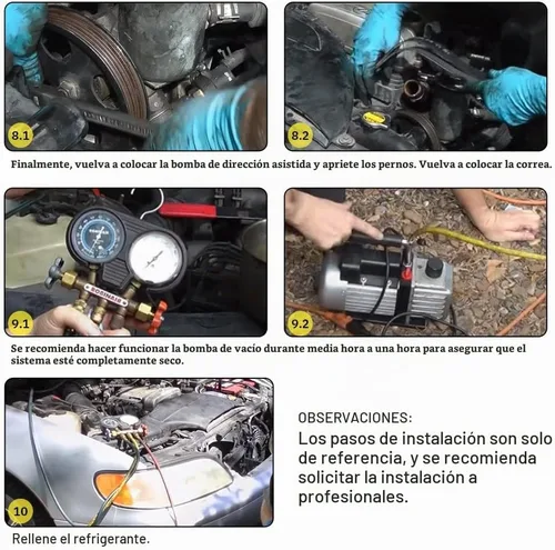 Vista 4 de Compresor de aire acondicionado para Honda Civic 2006-2011 1.8L A/C System Civic 8ª generación con embrague TRSE07
