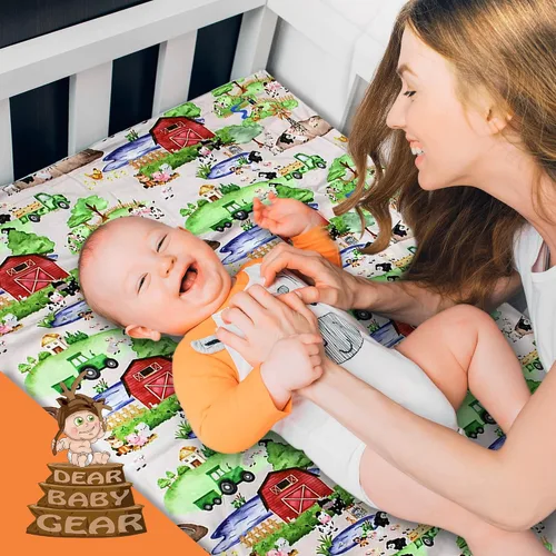 Vista 6 de Dear Baby Gear - Mantas reversibles para bebé - Manta suave para recién nacido - Blanco para niños pequeños - Manta para niños y niñas - Mantas