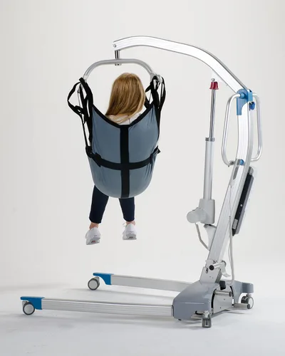 Vista 5 de Patient Aid - Eslinga de elevación de pacientes de cuerpo completo de una pieza con correa de posicionamiento 130-225 lb Capacity Comfy