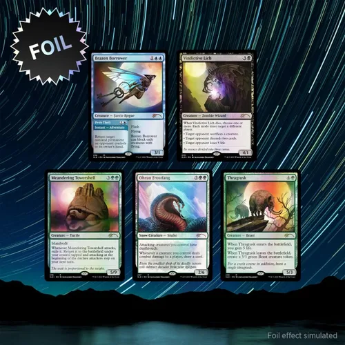 Vista 3 de Magic TCG The Gathering Secret Lair Premium Foil: MTG Math es para bloqueadores